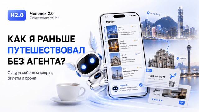 Обложка статьи: Как ИИ-агент организует путешествие
