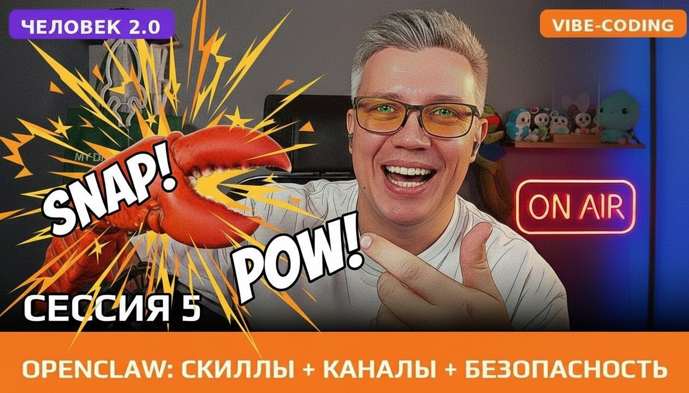 Превью: Skills + каналы + безопасность. Ставим рабочую операционку ассистента
