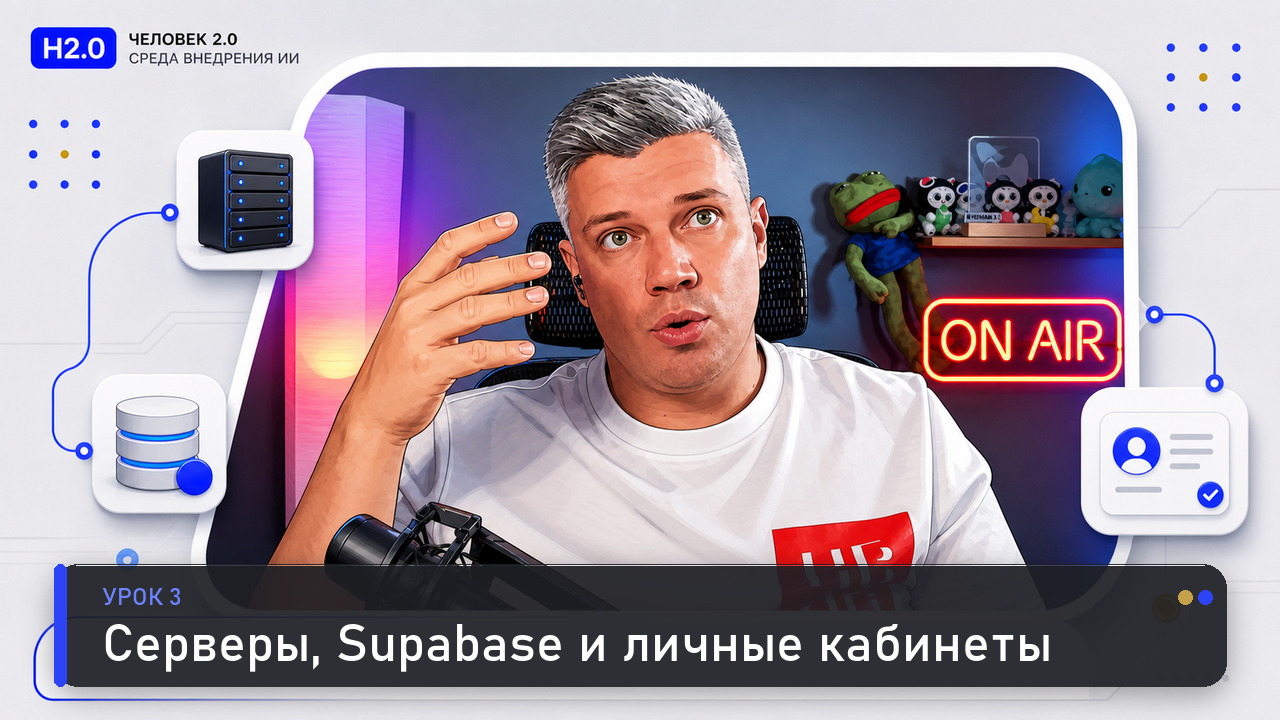 Превью: Серверы, Supabase и личные кабинеты